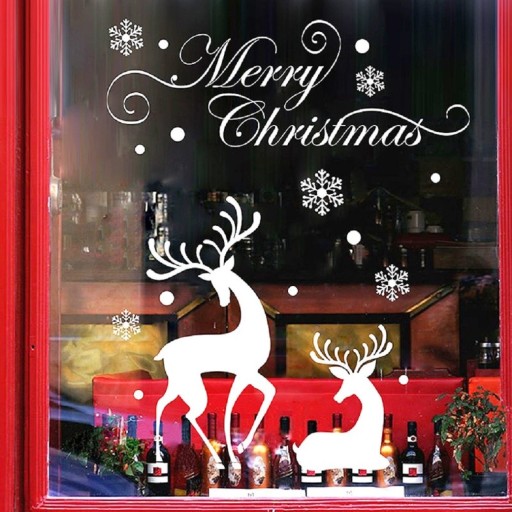 Autocolante de Natal Merry Christmas