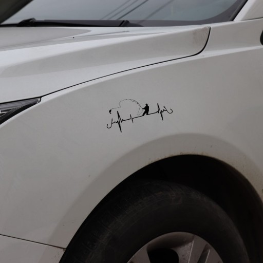 Autocolante de pescador