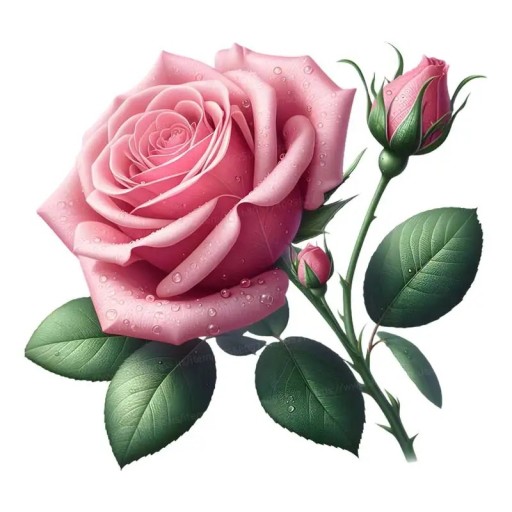 Autocolante floral com motivo de rosas para casa de banho PVC à prova de água 30 cm Decoração de parede autocolantes para casa de banho com padrão
