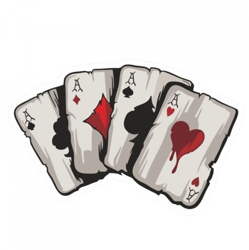 Autocollant de cartes à jouer