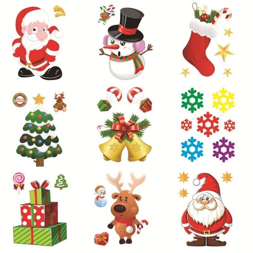 Autocollant de Noël pour fenêtre