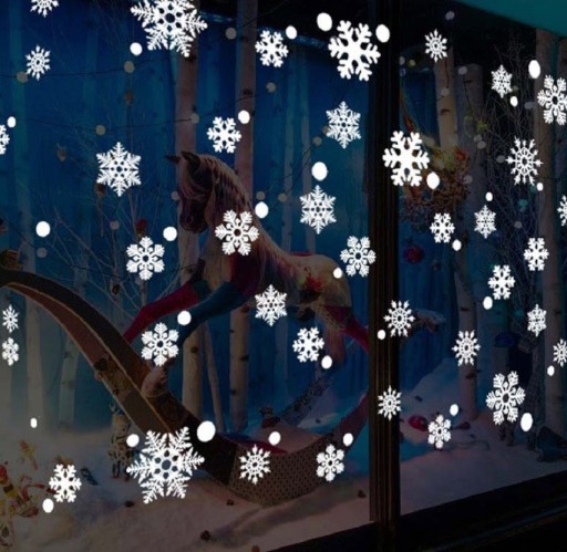 Autocollant de Noël pour verre