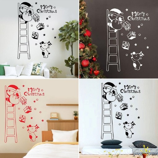 Autocollant de Noël Santa Claus