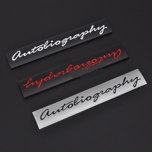Autocollant de voiture Autobiography