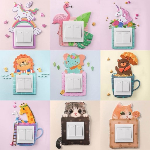 Autocollant décoratif pour interrupteur