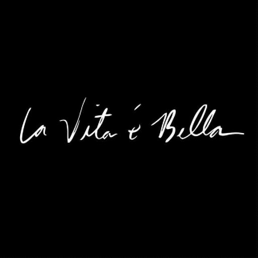 Autocollant La Vita e Bella