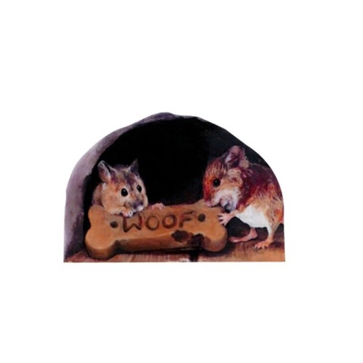 Autocollant mural souris