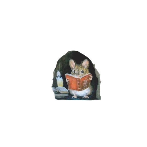 Autocollant mural trou de souris 5 pcs