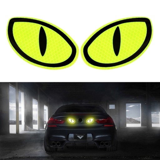 Autocollant réfléchissant yeux