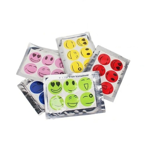 Autocollant répulsif smiley