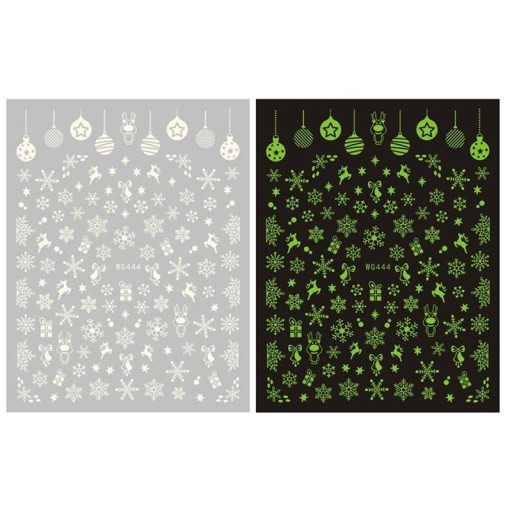 Autocollants 3D de Noël pour ongles N981