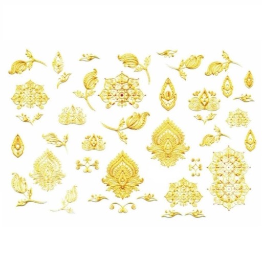 Autocollants 3D pour ongles P3350