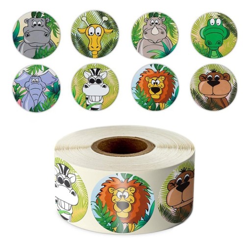 Autocollants animaux 500 pcs