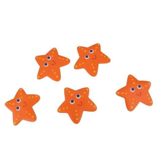 Autocollants antidérapants étoile de mer 5 pcs