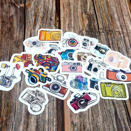 Autocollants appareil photo 22 pcs