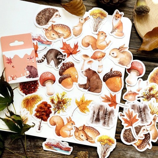 Autocollants automne 46 pcs