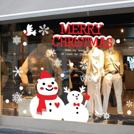 Autocollants de fenêtre de Noël