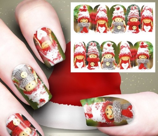 Autocollants de Noël pour ongles