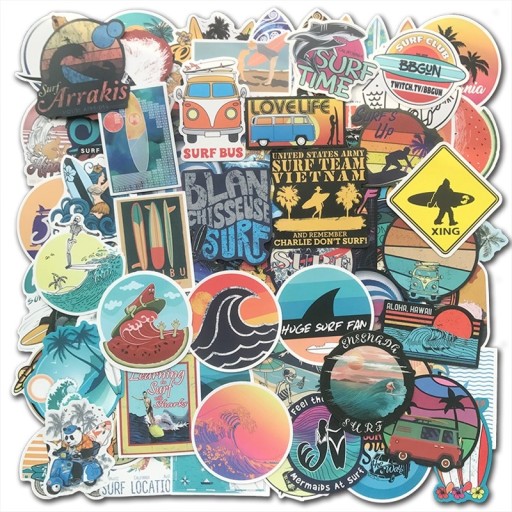 Autocollants été 100 pcs A1800