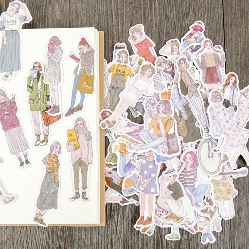 Autocollants femmes 100 pcs