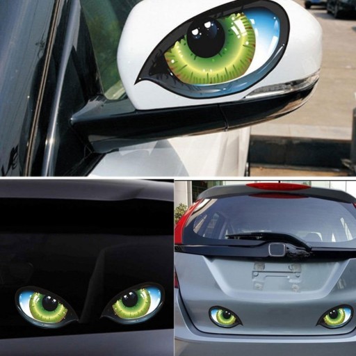Autocollants yeux 2 pcs