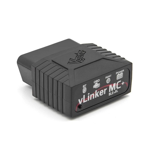 Autodiagnosztikai OBD2 szkenner Bluetooth 4.0 Android és iOS számára 2 kB-os pufferrel, automatikus alvó üzemmóddal és saját parancsokkal fekete