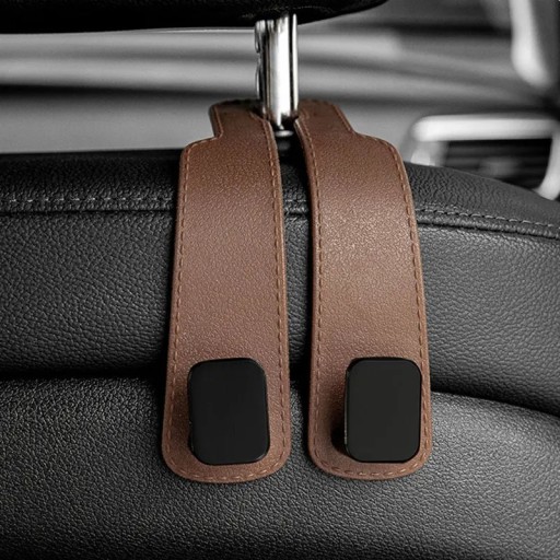 Autohoofdsteunhaken 15,8 x 8,2 cm Tassenhouder en handtashanger Stoelorganizer Cliphanger Praktische autohaken