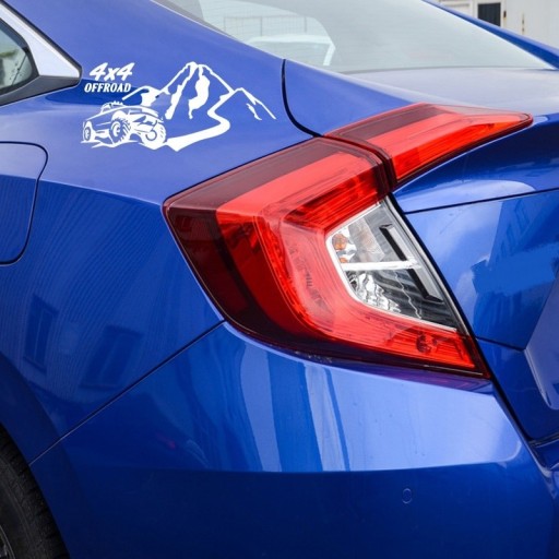 Αυτοκόλλητο αυτοκινήτου βουνά