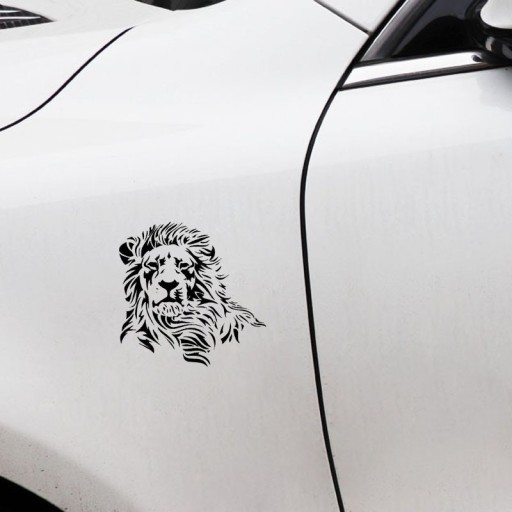 Αυτοκόλλητο αυτοκινήτου λιοντάρι B485