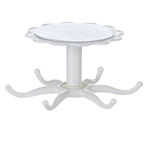 Αυτοκόλλητος οργανωτής κουζίνας με γάντζους Περιστρεφόμενος γάντζος 360 μοιρών Οργανωτής κουζίνας 10 x 5 εκ.