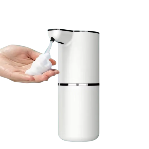 Automatický dávkovač pěnového mýdla 380ml USB dobíjecí Bezdotykový senzorový dávkovač IPX5 Nastavitelný dávkovač čisticích prostředků