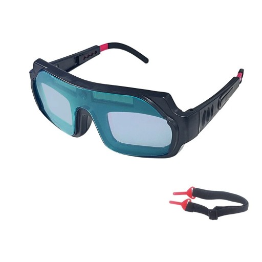 Automatisch dimmende Schweißbrille, blendfreie Verdunkelungsbrille, Schweißschutzbrille, selbstdimmende Schutzbrille mit Sonnenkollektoren