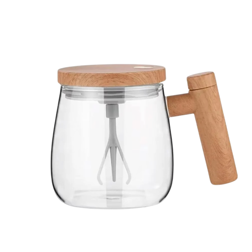 Automatische mengbeker met roterende klopper aan de onderkant 400 ml batterij beker voor het mengen van dranken 14,5 × 10,5 × 8,8 cm voor koffie en instantdranken