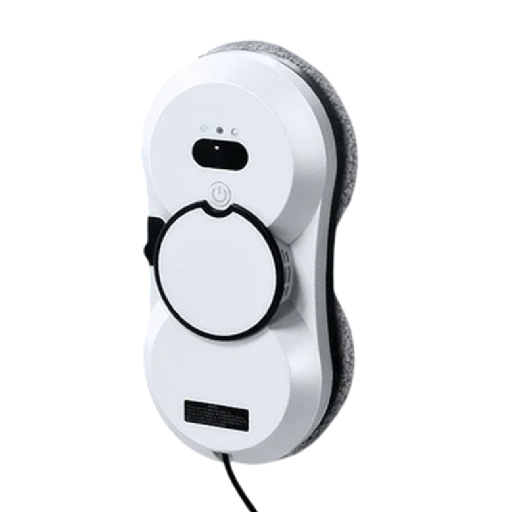 Automatischer Fensterreiniger mit Wassersprühstrahl 5600 Pa Vakuum Fernbedienung Sicherheitsseil 14x30x7 cm Home Robot