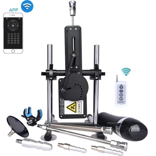 Automatizovaný sex simulátor s diaľkovým ovládaním a aplikáciou, 0–420 pohybov/min, teleskopický 6 cm, 37x17x15 cm diskrétne balenie