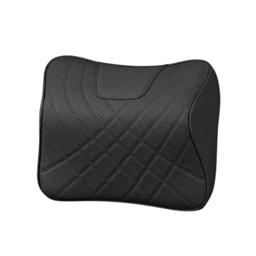 Auton pään tuki muistivaahtoa ja keinonahkaa 24 x 21 x 14 cm Ergonominen niskatuki Tyyny mukaviin matkoihin