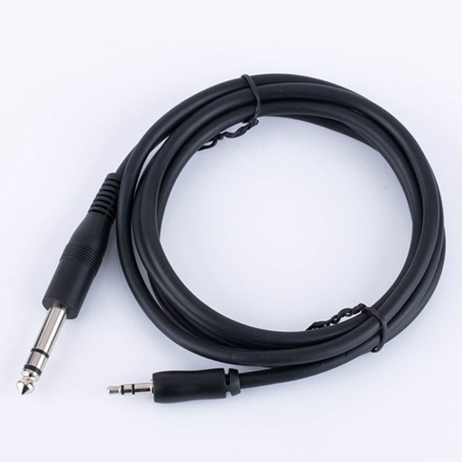 AUX-tilslutningskabel 3,5 mm til 6,5 mm han/han 1,5 m