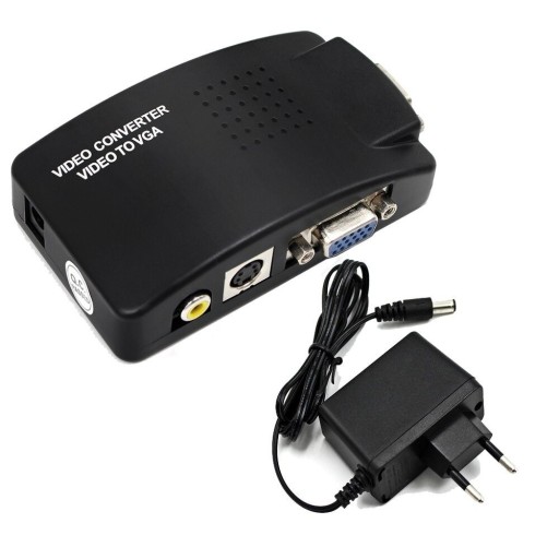 AV/VGA naar VGA-adapter