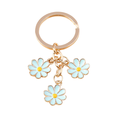 Avainpidike Sinkkiseos Kukka-aihe Kovinen avainpidike laukkuun reppuun Tyylikäs koristeellinen lisäosa