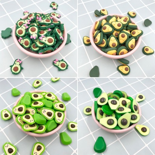 Avocado decorativ în miniatură 20 buc
