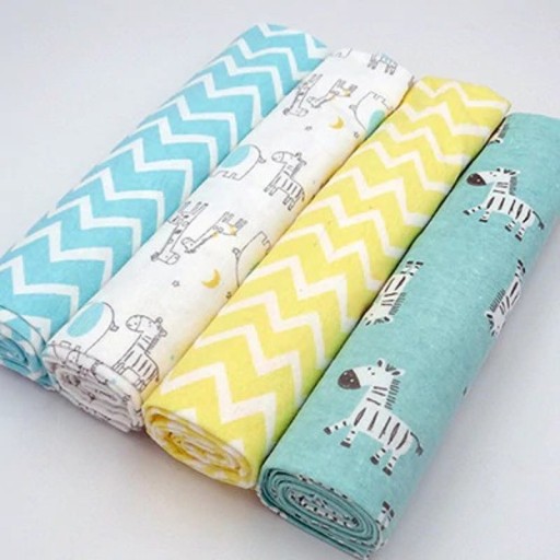 Baby bomuldsbleer 4 stk. E437