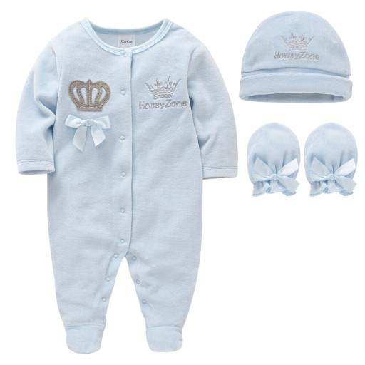 Baby heldragt med hue og handsker T2592