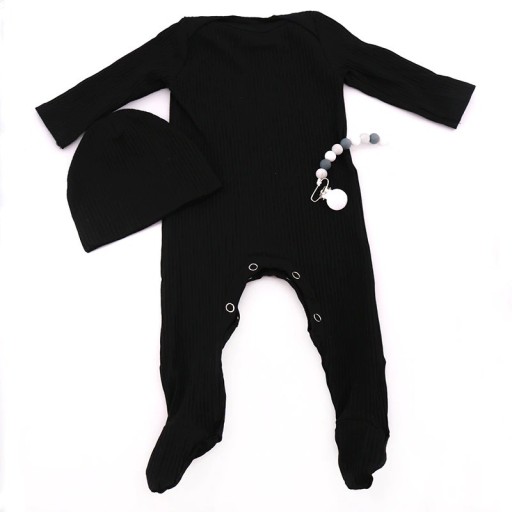 Baby heldragt med hue og sutteklips T2679