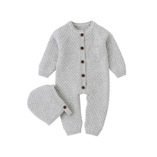 Baby jumpsuit med hatt T2584