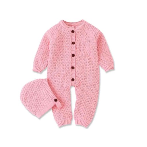Baby jumpsuit med hatt T2584