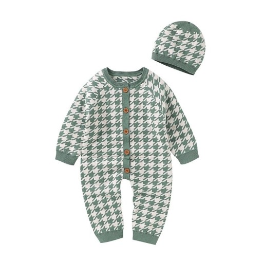 Baby jumpsuit med hatt T2696