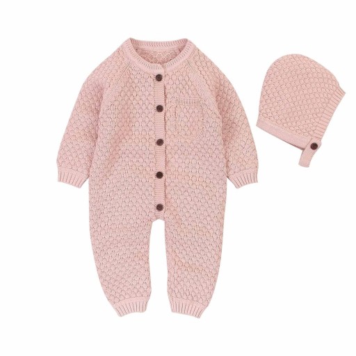 Baby jumpsuit met hoedje T2584