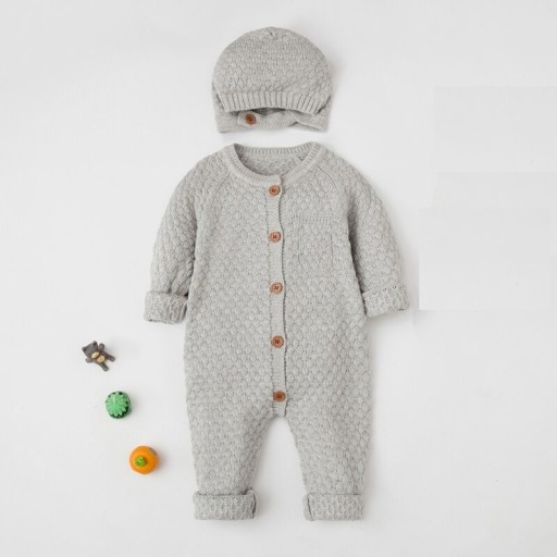 Baby jumpsuit met hoedje T2671