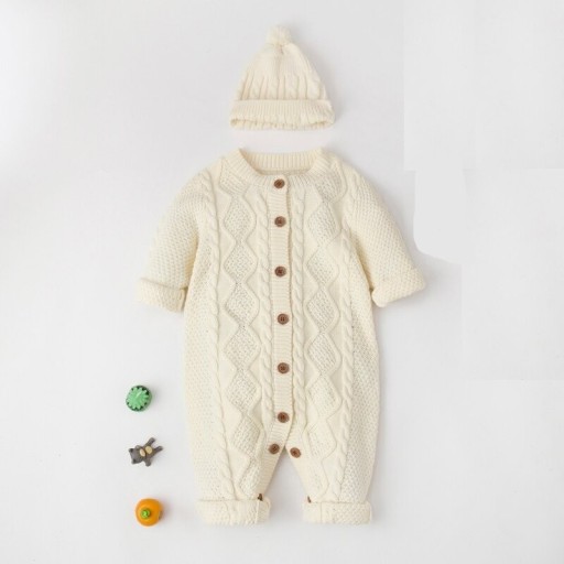 Baby jumpsuit met hoedje T2671