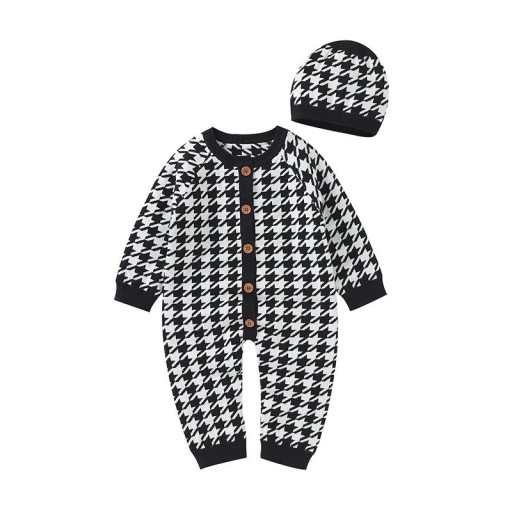 Baby jumpsuit met hoedje T2696